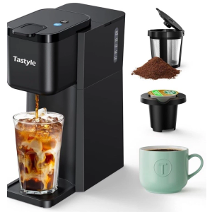 Tastyle Single Serve Iced Hot Coffee Maker Machine K310IC