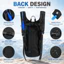 Zavothy Hydration Backpack with 2L Hydration Bladder Water Backpack for Hiking Hydration Pack for Running Cycling Hiking