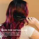 Denman Boar Bristle Hair Brush Smoothing & Shine Enhancing for Slick Back Styles, Curl Defining & Detangling. Hairbrush with Natural Bristles for all Hair Types for Women & Men