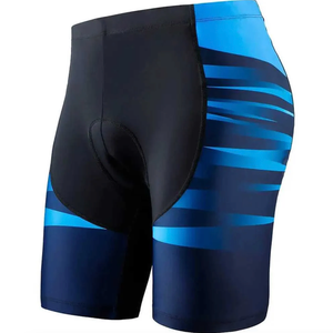Bikewa Men's Cycling Shorts Bicycle Pants Bike Half Pants 4D Coolmax Padded, Comfort, Anti-Slip, Breathable&Absorbent