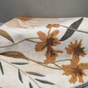 jinchan Renouveau Floral Round Rug 7ft Area Rug Indoor Circle 7' Round Washable Modern Oriental Flower Print Non Slip Carpet for Living Room Dining Room Bedroom Office Decor Pink/Grey