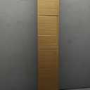 UNISHADES Cordless Bamboo Roman Shades for Windows, Blinds Size (34" W 64" H) Colour (Highfield Teak)