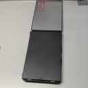 JUSRON 360 Viewing Angle Self Hair Cutting Mirror, Clear Anti-Fog HD Glass (Black Without LED Without Accessories)