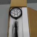 Flagpole Light Solar Powered, Auro 7 Pro Solar Spot Light 7 LED for 1.5"-3.3" Poles,18 Hour Dusk to Dawn Auto On/Off,7W Outdoor IP65 Waterproof, Multiuse on Landscape, Wall - Cold White