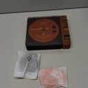 R300 CD Player Portable Bluetooth Desktop Retro CD Players for Home,Without Speakers, Rechargeble Battery Small Compact Vintage CD Player,SPDIF Out,Brown