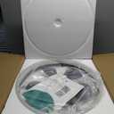 Ceiling Fans with Lights, 19.7'' Flush Mount Ceiling Fan with Lights and Remote, 3000K-6000K Dimmable Modern Low Profile Ceiling Fans for Bedroom Living Room, 6 Speeds Fandelier LED Fan Light