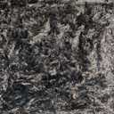 Soft Fluffy Area Rugs for Bedroom, Non Slip Living Room Plush Fuzzy Rug, High Pile Furry Throw Carpets fot Home Decor (Black, 4x6 ft)