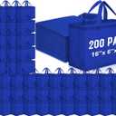 Windyun Reusable Grocery Bags Large Non Woven Shopping Bags with Handles Foldable Portable Tote, 16x6x12 Inch