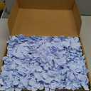 Blue Hydrangea Artificial Flowers Bulk, 40 Pcs Faux Hydrangea Flowers Heads, Artificial Fake Silk Hydrangea Flowers with Stems, Blue Flowers Artificial for Decoration Wedding Dcor