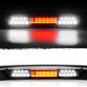 Tresound Led 3rd Brake Cargo Light for 2002-2008 Dodge Ram 1500; 2003-2009 Dodge Ram 2500 3500, Third Center High Mount Stop Lamp (Chrome Housing + Smoke Lens) 55077123AE