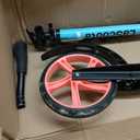 LaScoota Kick Scooter for Kids Ages 6+, Teens & Adults, Large 8" Sturdy Urethane Wheels. Adjustable Handlebar, Lightweight, Foldable, 220lbs Max Load