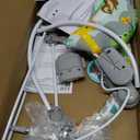 Bright Starts Baby Bouncer Soothing Vibrations Infant Seat - Removable -Toy Bar, Nonslip Feet, 0-6 Months Up to 20 lbs (Safari Fun)