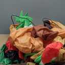 7FT Santa Claus Playing Guitar Under Coconut Tree Christmas Inflatable Decoration with LED Lights, Suitable for Holiday Celebration Decorations on Yards, Lawns and Patios