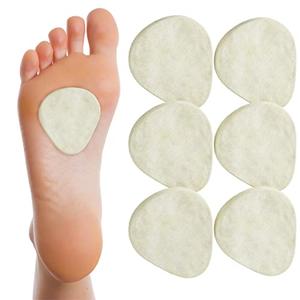 Metatarsal Felt Foot Pad - 1/4" Thick - Made in USA - 6 Pairs (12 Pieces)