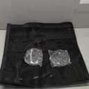 QWR Reinforced Cat Screen Door,Fits Door Opening Size 32''x 80'',Thickened Cat Proof Screen Door Mesh with Zipper Closure for Living Room,Kitchen,Bedroom (U-Type,Black)