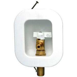 Oatey 39133 Icemaker Outlet Box With Nails, 4 in H x 3-1/4 in W x 2-1/2 in D Box, 12K Quarter-Turn Valve