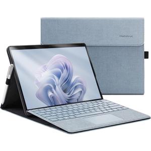 Omnpak Microsoft Surface Pro 11/10/9 Case, Lightweight Protective, Multiple Angle, Stylus Holder, Designed for Surface 11th Edition AI 2024/Pro 9 5G 13" 2022, Compatible with Type Cover Keyboard