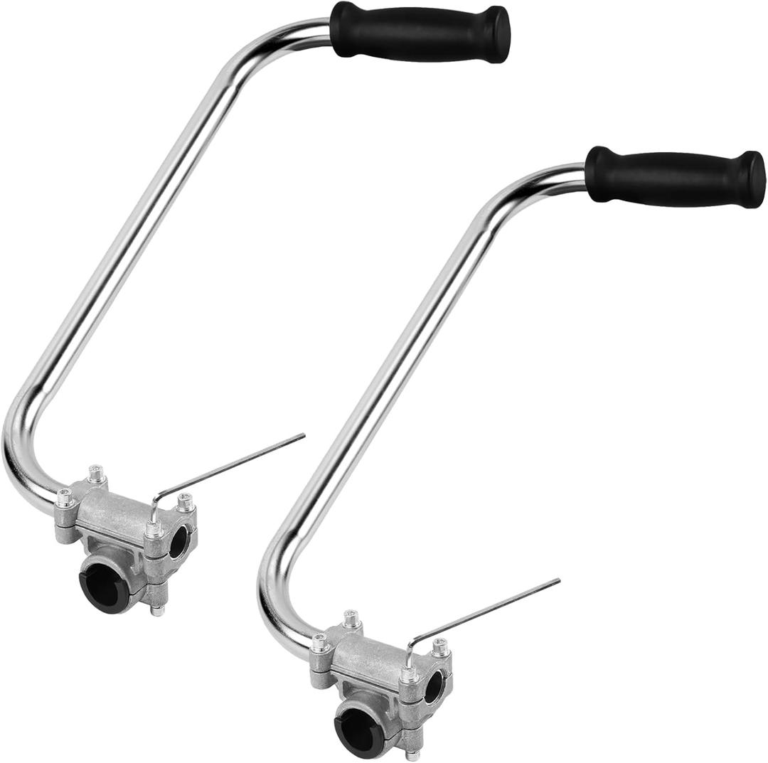 2PCS Weed Eater Handle - String Trimmer Handle, Ergonomic Trimmer Grip, Weedeater Handle with Bracket Clamp, Weed Wacker Attachment Aluminum Lawn Trimmer Grip for Lawn Care, Landscaping, Yard Trimming 2PCS Weed Eater Handle - String Trimmer Handle, Ergonomic Trimmer Grip, Weedeater Handle with Bracket Clamp, Weed Wacker Attachment Aluminum Lawn Trimmer Grip for Lawn Care, Landscaping, Yard Trimming