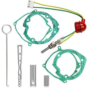 Diesel Heater Glow Plug Repair Kit, 12V/24V 5KW 8KW Parking Diesel Heater Glow Ignition Plug Kit with Filter, Fit for Car Heater Repair Parts, Diesel Heater Accessories