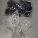 Sumind 24 Pcs 50ml Essential Oil Roller Bottles Glass Roller Deodorant Bottle Brown Roller Ball Container Empty Refillable Rollerball Bottle with Stainless Steel Roller Balls, Funnel and Sticker