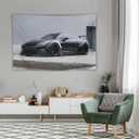 PailailaiNest R35 Black Car Tapestry Jdm Japanese Cool Wall Hanging for Living Room Bedroom Decor Backdrop 40"x60"
