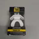 Nxtrnd Two Football Mouth Guard, Football Mouthpiece with Strap, Fits Adult & Youth (White)