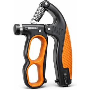 Grip Strength Trainer, 22-330Lbs Adjustable Resistance Forearm Strengthener, Hand Grip Strengthener with Counter, Heavy-Duty Grip Trainer for Wrist & Finger Exercise