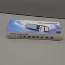 Car Dash Cam Backup Rearview Mirror Camera, 4.3" Full HD 1080P Smart Rearview Mirror Camera for Cars, Trucks, SUV, Dual Cameras, Built-in G-Sensor, Parking Assistance & Loop Record Support