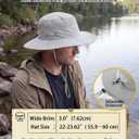 Home Prefer UPF 50+ Men's Sun Hat Wide Brim Bucket Hat UV Protection Hat for Mens Womens Beach Safari Gardening Golf Fishing
