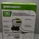 Greenworks 40V Cordless Backpack Sprayer (4 Gallon / 5 Tips / 25 FT Spray) For Weeding, Spraying, and Cleaning, Tool Only