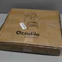 OCODILE 2-Step Wooden Step Stool for Toddlers | Kids Stool for Bathroom Sink & Kitchen Use | Non-Slip Step | Wooden Stool for Children Ages 2+ Years Gray