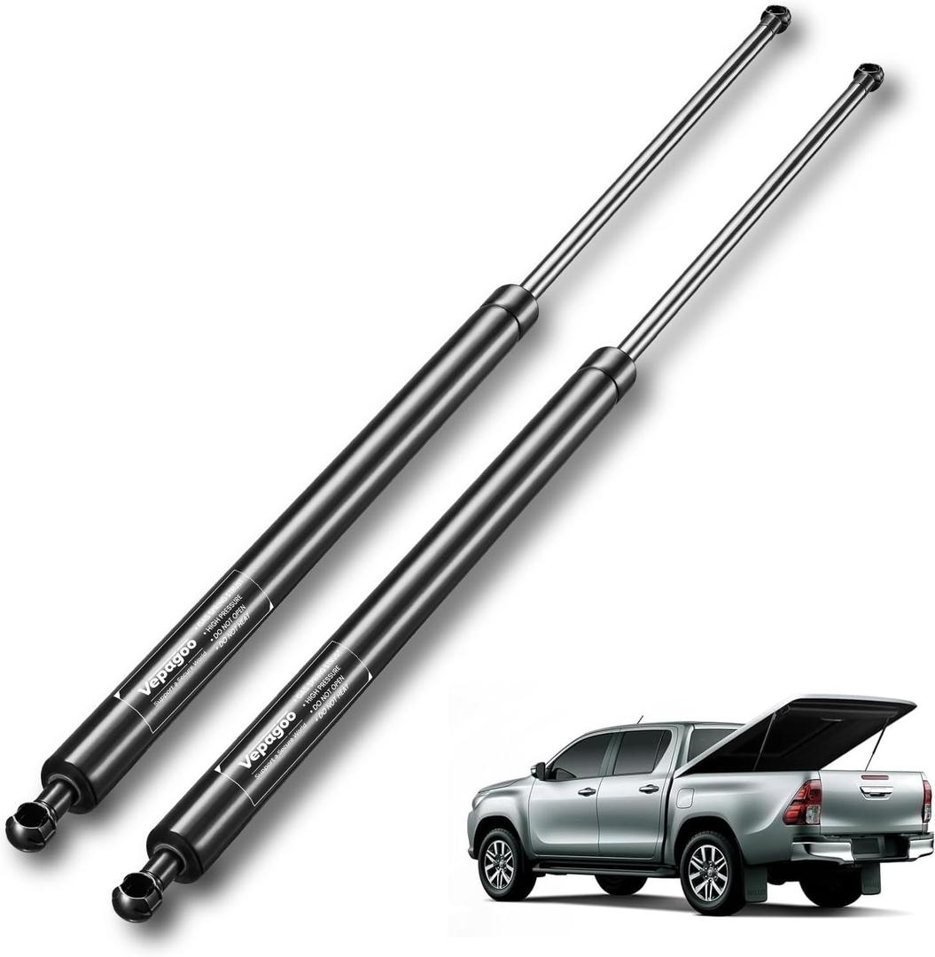 Vepagoo 27 inch 90Lb/400N Per Gas Struts Shock Lift Support for Truck Bed Cover Undercover Topper Pickup Tonneau Cover and Other Heavy Duty Application,ST270P90,C1615134,2pcs (1 Pair)