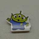 Disney Pixar Toy Story Alien Shelf Sitter Decor - Chunky Wood Block Cutout for Kids' Bedroom, Play Room or Nursery