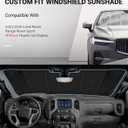 Pigenius Windshield Sunshade for Land Rover Range Rover Sport 2023-2026 Front Window Sun Shade, Without Heads Up Display - AstraGuard