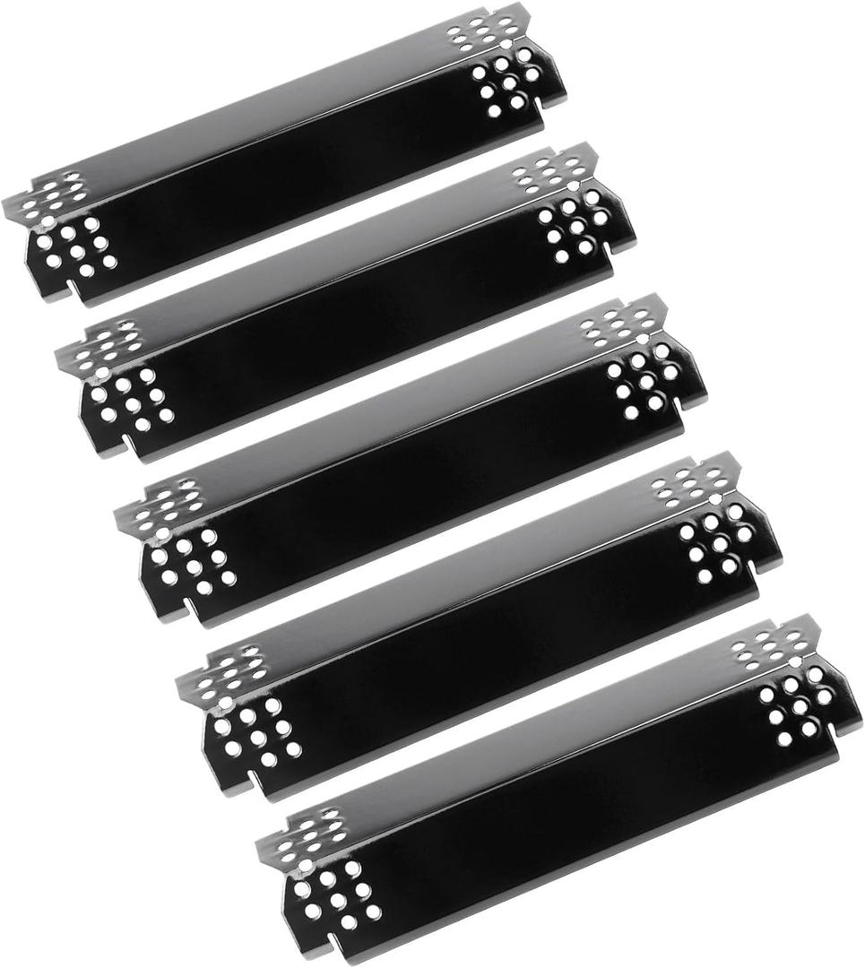 Grill Heat Plates Replacement Parts for Nexgrill, Porcelain Steel Heat Tents for Home Depot Nexgrill 5 Burner Gas Grill, 14.6" Flame Cover Replacement Parts for Nexgrill 720-0888