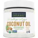 Viva Naturals Organic Coconut Oil, 16 fl oz  Unrefined, Cold-Pressed Extra Virgin Coconut Oil, USDA Organic & Non-GMO, Natural Cooking Oil, Hair Oil & Skin Oil