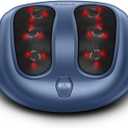 Nekteck Foot Massager with Heat, Shiatsu Foot Massager for Neuropathy, Plantar Fasciitis, Electric Heated Foot Massage Machine for Pain Relief and Circulation, Gifts for Man Woman Her Him Birthday (Blue)