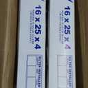 Nordic Pure 16x25x4 (15_1/2 x 24_1/2 x 3_5/8) Pleated MERV 12 Air Filters 2 Pack