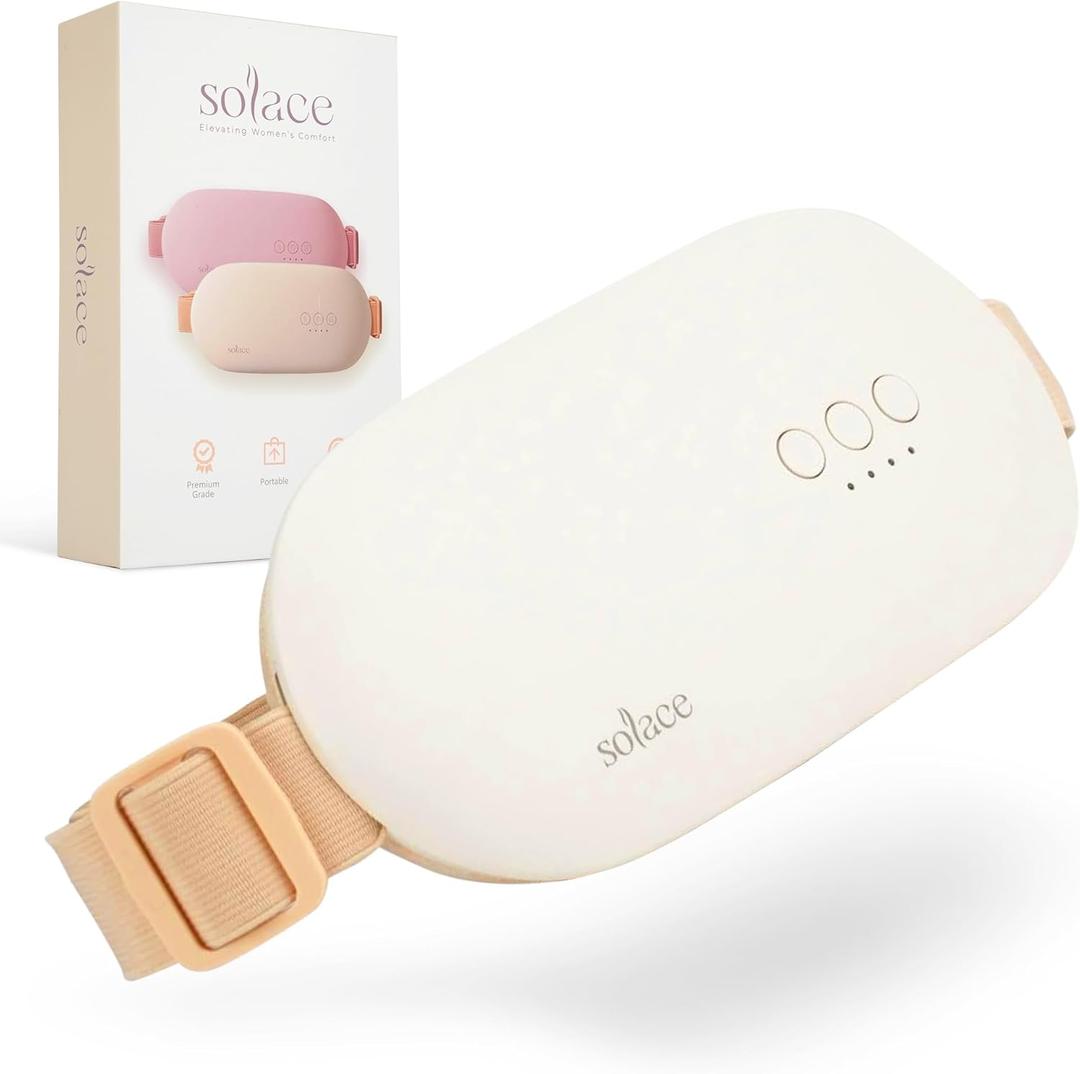 Solace Portable Heating Pad (Cream)