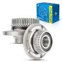 PHILTOP Rear 512012 Wheel Bearing and Hub Assembly 5 Lugs for Golf 1999-2005, TT Quattro 2000-2006, TT 2000-2006, R32 2004-2004, Jetta 1999-2005, Beetle 1998-2010 Wheel Bearing Hub with ABS 2 PCS