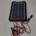 POWOXI Upgraded 7.5W-Solar-Battery-Trickle-Charger-Maintainer-12V Portable Waterproof Solar Panel Trickle Charging Kit for Car, Automotive, Motorcycle, Boat, Marine, RV,Trailer, Snowmobile, etc.