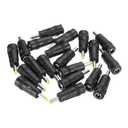 uxcell DC Power Connector Adapter, 20 Pack 5.5x2.1mm Female Jack to 4.0x1.7mm Male Plug Universal Barrel Connector for Laptop Router