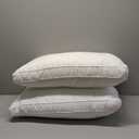 Utopia Bedding Bed Pillows for Sleeping Standard Size (White), Set of 2, Cooling Hotel Quality, Gusseted Pillow for Back, Stomach or Side Sleepers