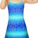 Girls Swim Cover Ups Beach Crochet Mesh Crossback Swimsuits Cover Up Dress for Girls 4-12 Years