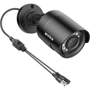ANNKE 1080p Security Camera 4-in-1 CCTV Bullet Wired Cam, AHD/TVI/CVI/CVBS, Analog Surveillance Video Add-On Black Camera for Outdoor Use, 100ft Clear Night Vision (Power Adapter Not Included) - E200