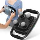 RENPHO Massage Gun Deep Tissue, Mothers Day Gifts Handheld Neck Massager with Replaceable 4-Head and Plate, Muscle Percussion Massage Tool for Neck Back Massager for Women Men, Quad, HSA Approved