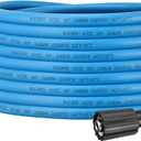 50FT Kink-Resistant Pressure Washer Hose  248Bar / 3600 PSI, Replacement Hose with M22 Fittings  Compatible with Ryobi, Greenworks, Troy-Bilt, CRAFTSMAN & Most Power Washers