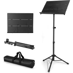 Portable Folding Music Stand,Adjustable Height Sheet Music Stand