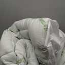 Ultra Soft Full Size Mattress Topper - Viscose Made from Bamboo Pillow Top Mattress Pad for Back Pain Relief - Naturally Cooling for Hot Sleepers, Green