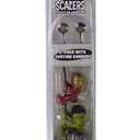 NECA Scalers - 2" Characters - "Iron Man" And "Hulk" Toy Figures 2 Pack With Custom Earbuds